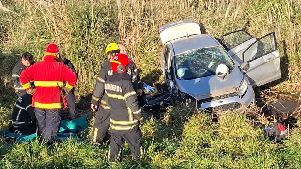 Una mujer murió tras el vuelco de un auto en la Ruta 5, dentro del partido de Bragado